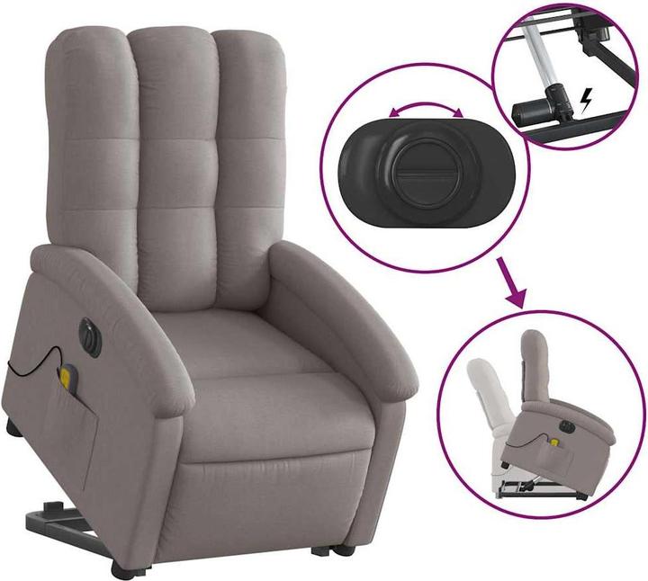 Image du produit vidaXL Massagesessel mit Aufstehhilfe