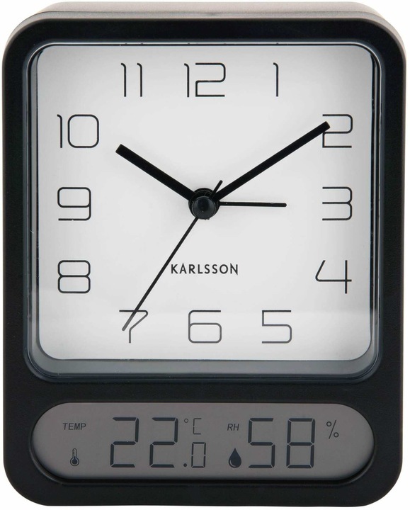 Produktbild Karlsson Digitalwecker Duo Black