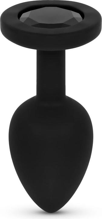 Productafbeelding Easytoys Butt Plug met Kristal - Zwart