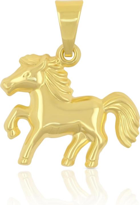 Image du produit Muau Pendant horse yellow gold 750, 19x16mm (Or jaune 750/18K)
