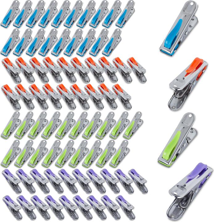 Immagine prodotto Relaxdays mollette-acciaio