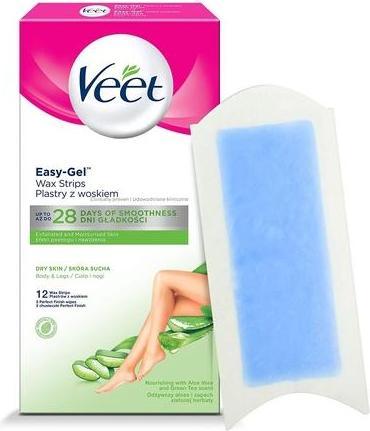 Produktbild Veet depilatory wax strips for dry skin 12pcs. (12 ml, 12 x, 53 g)