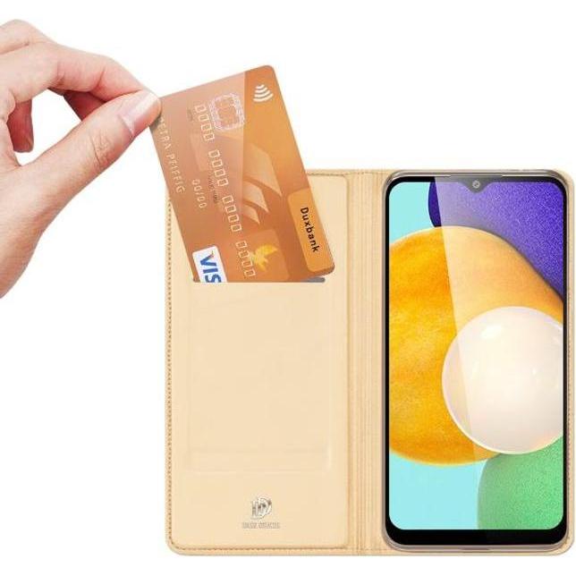 Thumbnail - Dux Ducis Skin Pro Series Bookcover (Samsung Galaxy A03s), Smartphone Hülle, Gold