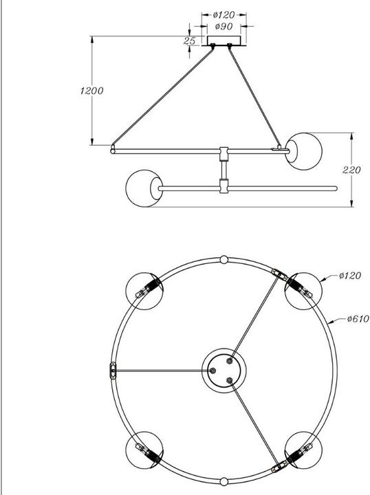 Produktbild Maytoni Balance (G9)