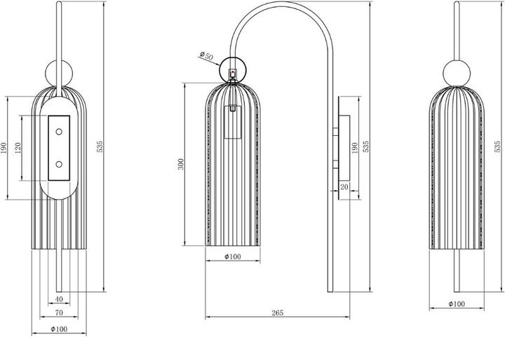 Produktbild Maytoni Antic (E14)