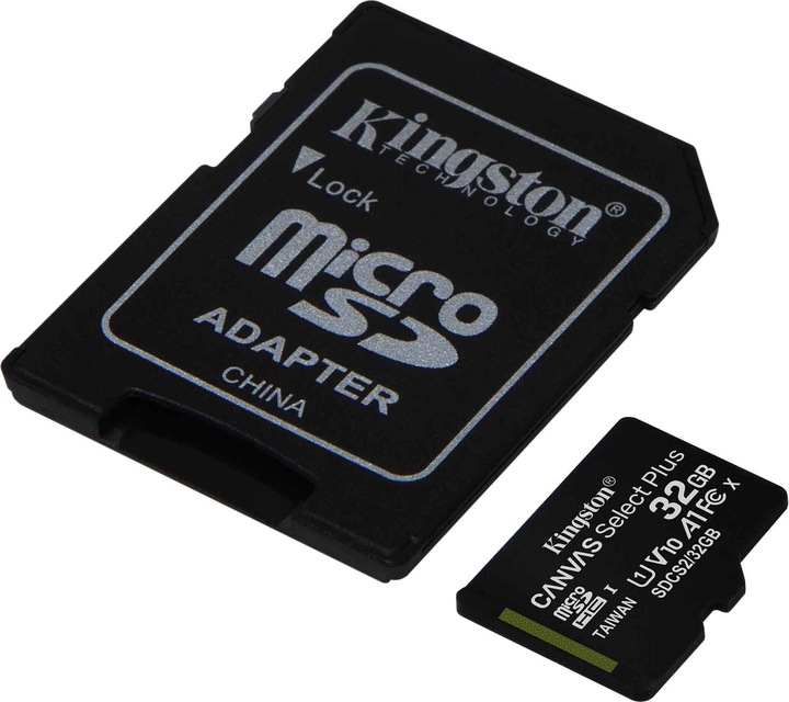 Image du produit Kingston Canvas Select Plus (32 Go, microSDHC, U1, UHS-I)