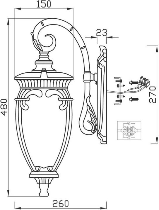 Produktbild Maytoni Fleur (E27, IP44)