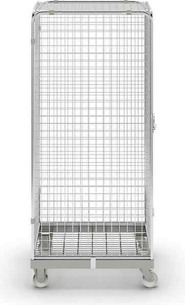 Produktbild kaiserkraft Antidiebstahlbehälter mit Stahl-Rollplatte (500 kg)
