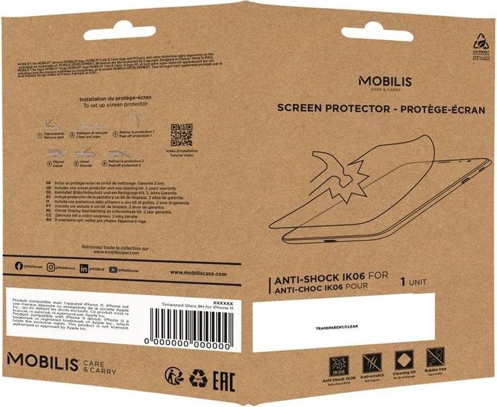 Productafbeelding Mobilis Folie IK06 Duidelijk (1 Stuk, Tabblad A8)