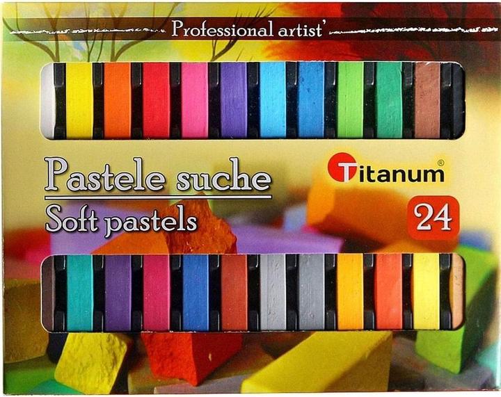 Produktbild Titanum Trockene Pastelle 24 Farben (24x)