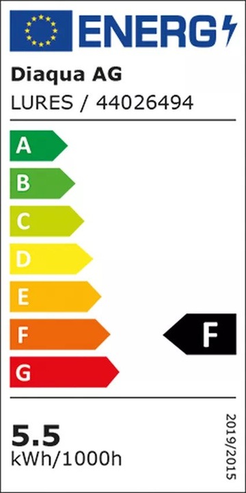 Energy Label Diaqua Lures