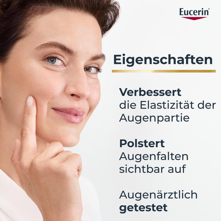 Produktbild Eucerin HYALURON-FILLER + ELASTICITY Augenpflege LSF 20 (Augenpflege Crème, 15 ml, Tag)