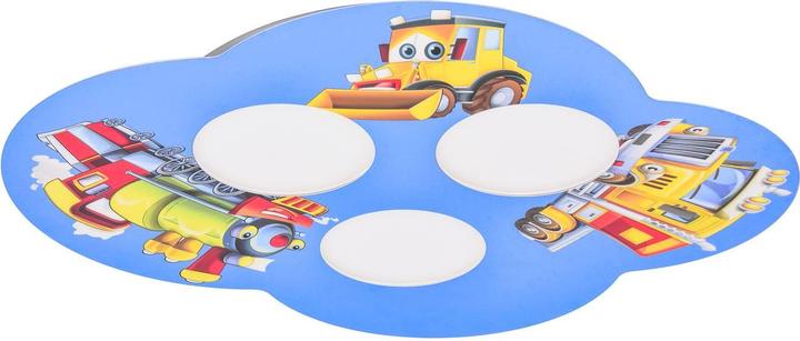 Actual product image Lindby Jan Kinderzimmer-Deckenleuchte, Fahrzeuge (1305 lm, GX53)