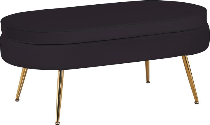 Produktbild SalesFever Sitzpouf oval schwarz