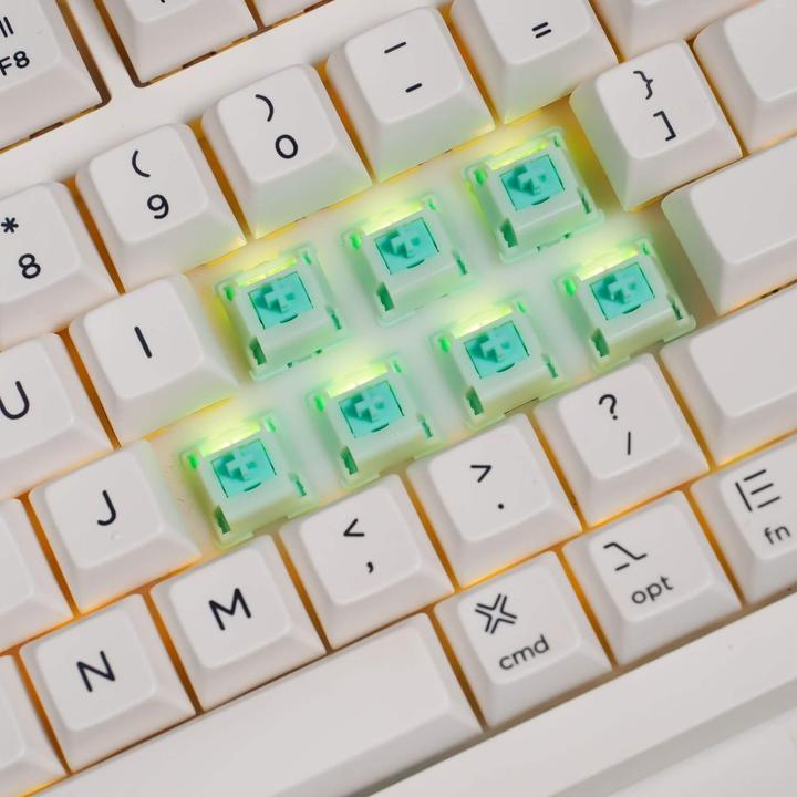 Actual product image Akko Botany Switch, mechanical, 5-pin, linear, MX-Stem, 38g - 45 pieces