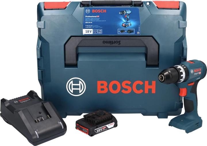 Actual product image Bosch Professional GSB 18V-45 Battery impact drill 18 V 45 Nm Brushless + 1x Battery 2.0 Ah + Charger +