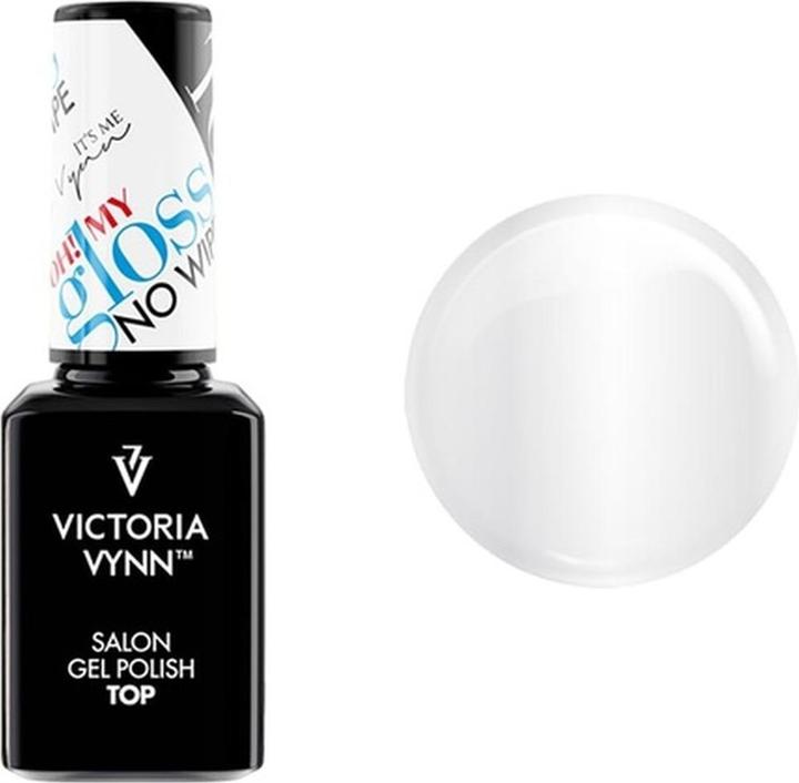 Produktbild Visconti Di Modrone Victoria Vynn Gel Polish Top OH! MY GLOSS No Wipe UV LED Nails Soak Off Manicure 15ml (Transparent, Top Coat)