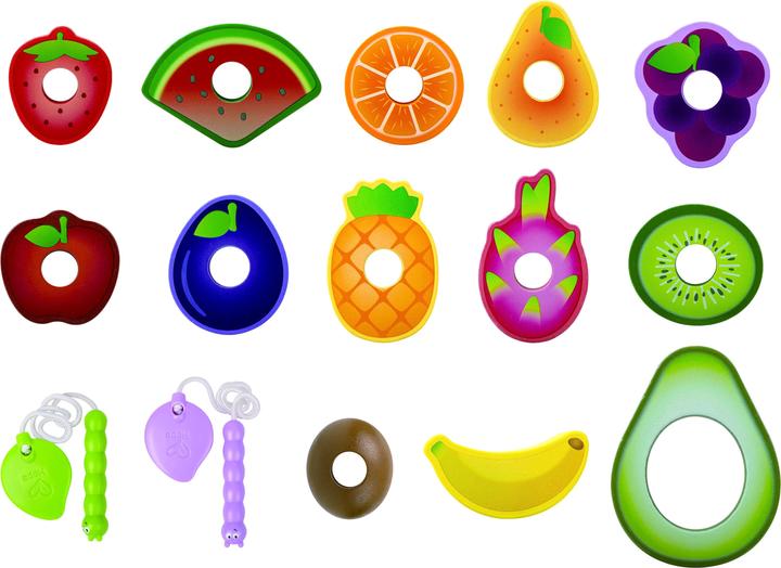 Actual product image Hape Gourmet Caterpillars Fruit Set