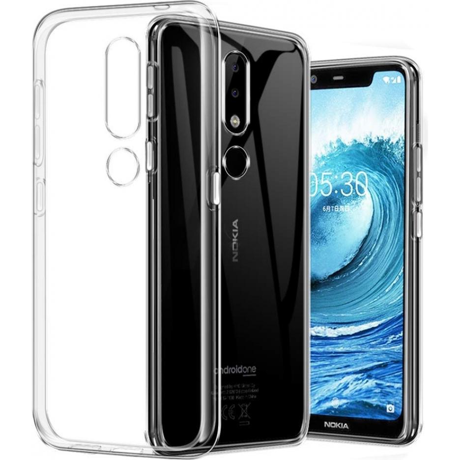 Thumbnail - Screenguard Nokia 5.1 Flexible TPU Clear Case (Nokia 5.1), Smartphone Hülle, Transparent