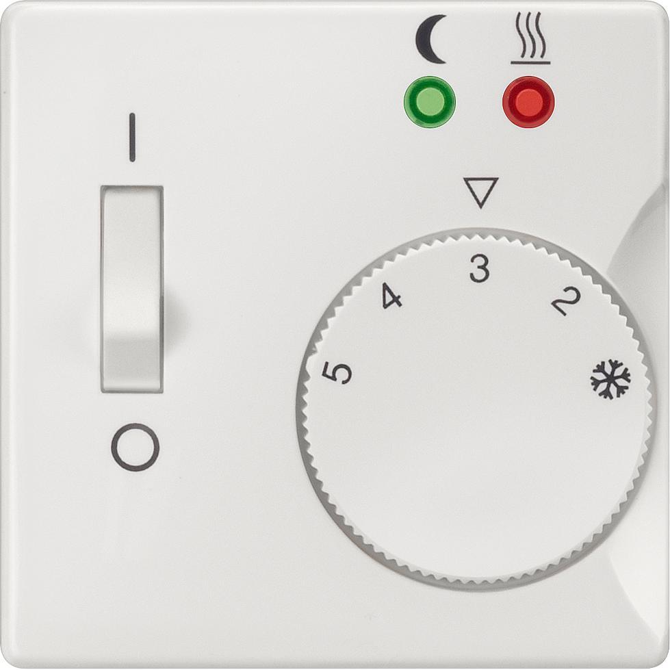 Thumbnail - Siemens DELTA i-system, titanweiss x000D Abdecku, Thermostat, Weiss