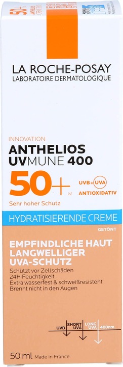 Immagine prodotto La Roche Posay Anthelios UV Mune 400 (Crema solare viso, SPF 50+, 50 ml, 77 g)