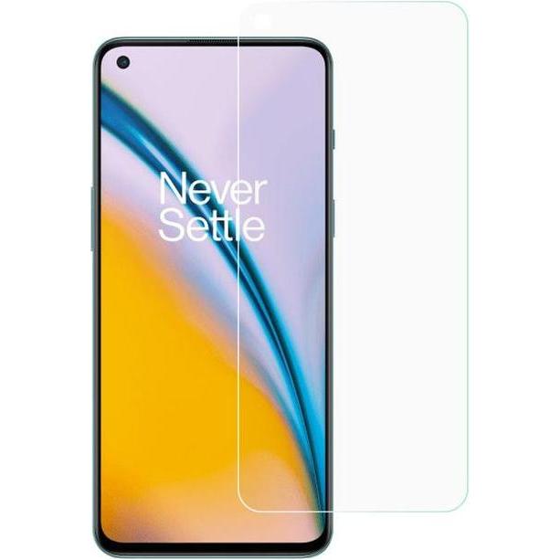 MU Budget Schutzglas Displayschutz (1 Stück, OnePlus Nord 2 5G), Smartphone Schutzfolie, Transparent