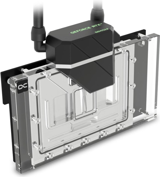 Actual product image Alphacool Eiswolf 2 AIO - 360mm RTX 4090 Aorus Master - Gaming with Backplate