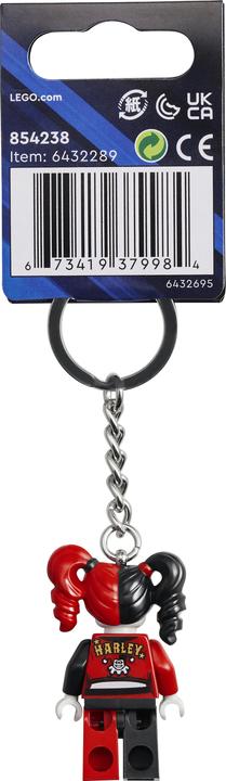 Actual product image LEGO Harley Quinn key ring (854238)