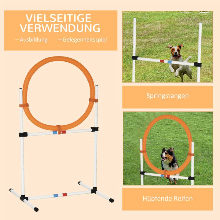 Actual product image PawHut Dog Training Set with Jumping Ring (Agility)