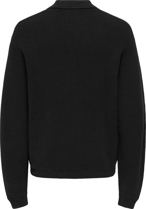 Produktbild Only & Sons Onskaiser Rlx Ls 1/2 Zip Polo Knit Noos (M)