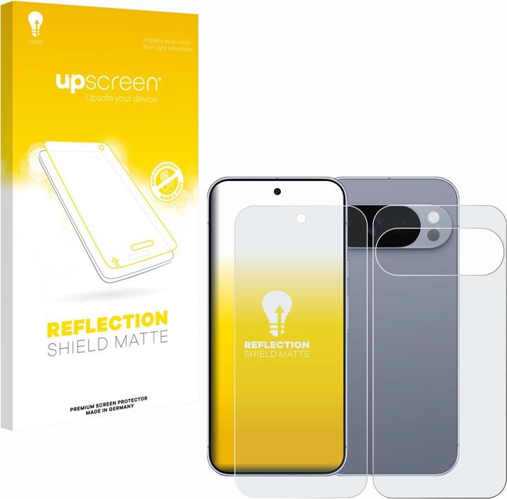 Produktbild upscreen Schutzfolie für Google Pixel 10 Pro (Display+Rückseite) Displayschutz Displayschutzfolie Folie M (1 Stk., Google Pixel 10 Pro)