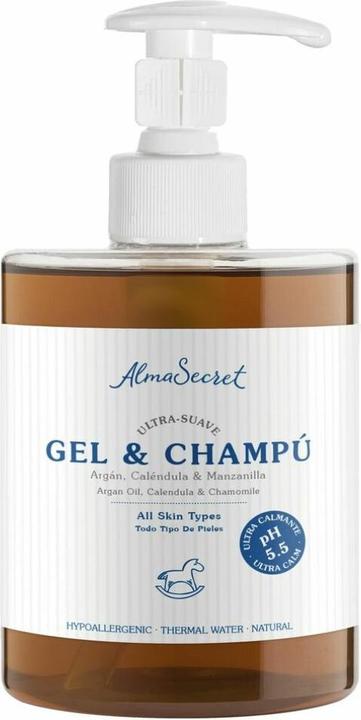 Produktbild Alma Secret GEL-CHAMPÚ suave con argán, caléndula & manzanilla 500 ml (500 ml, Flüssiges Shampoo)