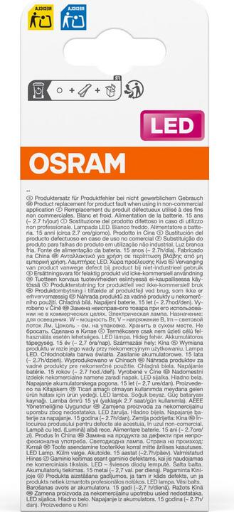 Image du produit Osram AMPOULES À LED RECHARGEABLES 8W 840 E27 (E27, 806 lm, 6 x)