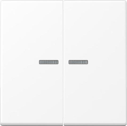Actual product image JUNG Rocker 2t Switch A ws mt Light outlet A102KO5BFWWM