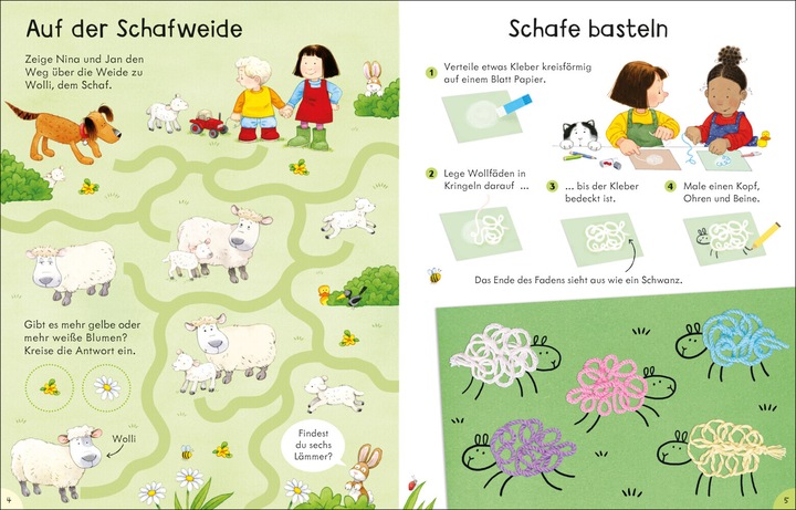 Actual product image My first craft, play and colouring book