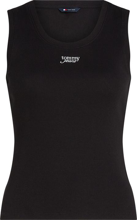 Actual product image Tommy Jeans Tjw Slim Script Rib Tank Top (L)