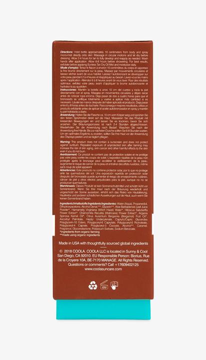 Produktbild Coola Suncare Sunless Tan (Selbstbräunungsöl, 100 ml)
