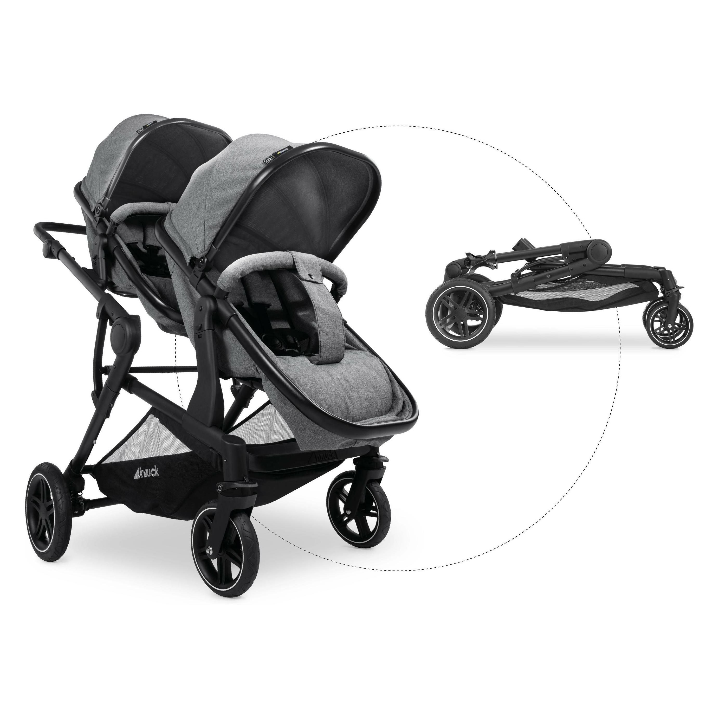 Hauck, Kinderwagen, Atlantic Twin (0 Monate - 3 Jahre)