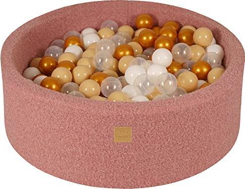 Activity Board Soft Foam Round 90 x 30 cm Ball Bath with 200 pcs Balls for Babies & Toddlers - Parc pour bébé