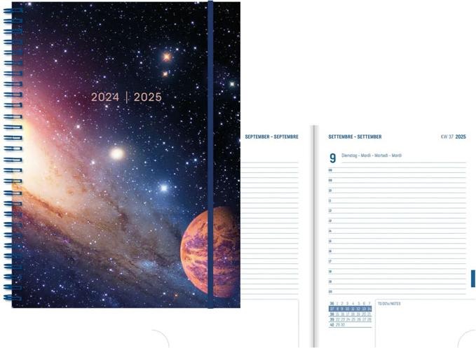 Produktbild Simplex Schüleragenda Emotions 24/25 500211.25 1T/1S 12M Univers ML 12x16.5cm (A6, Deutsch)