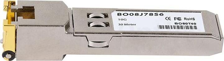 Actual product image BlueOptics MikroTik S+RJ10 Compatible SFP+ BO08J78S6