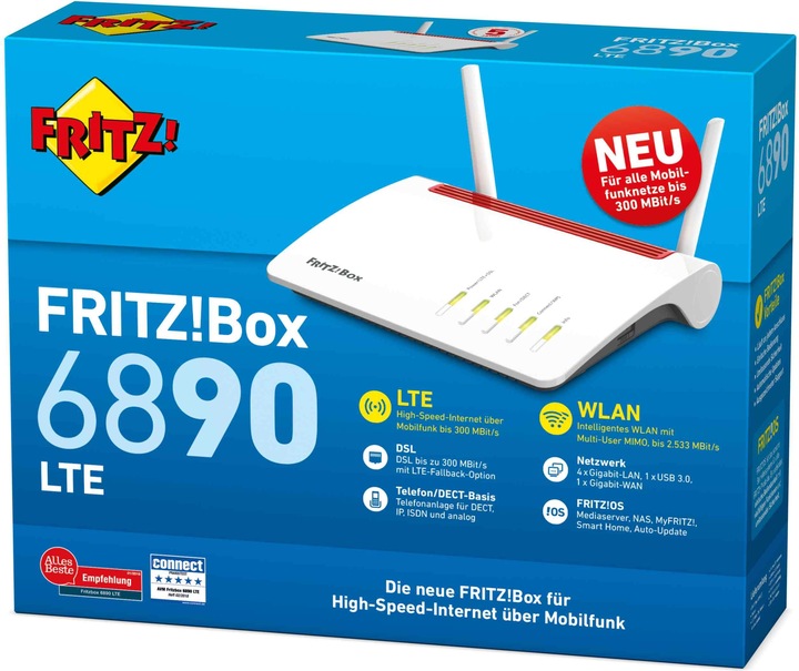 Image du produit AVM FRITZ!Box 6890 LTE (version DE)