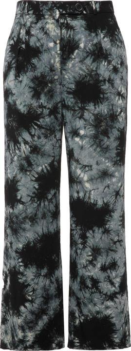 Image du produit Studio Untold Pantalon taille haute à jambes larges et taille partiellement élastique. Imprimé batik (44)