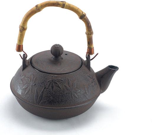 Fischer² Gusseisen Teekanne Bambustisch (0.80 l)