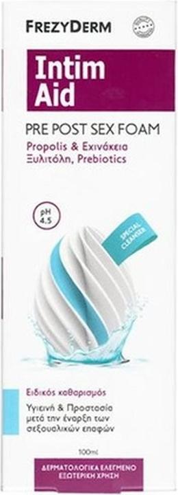 Frezyderm Intim Aid Pre Post Sex Foam Ph 4.5 - 100ml (100 ml, Intimwaschlotion)