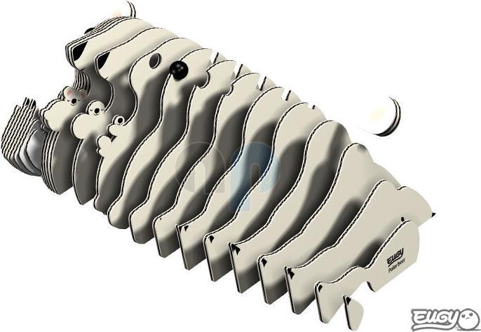 Actual product image Eugy 3D craft set polar bear (MQ6)
