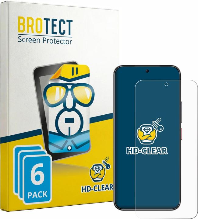 Produktbild BROTECT Schutzfolie für Nubia Air Pro Displayschutz Displayschutzfolie Folie Klar Transparent
