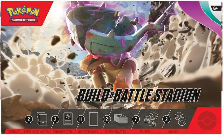 Actual product image Pokémon Build & Battle Stadium (German, Build & Battle Box)
