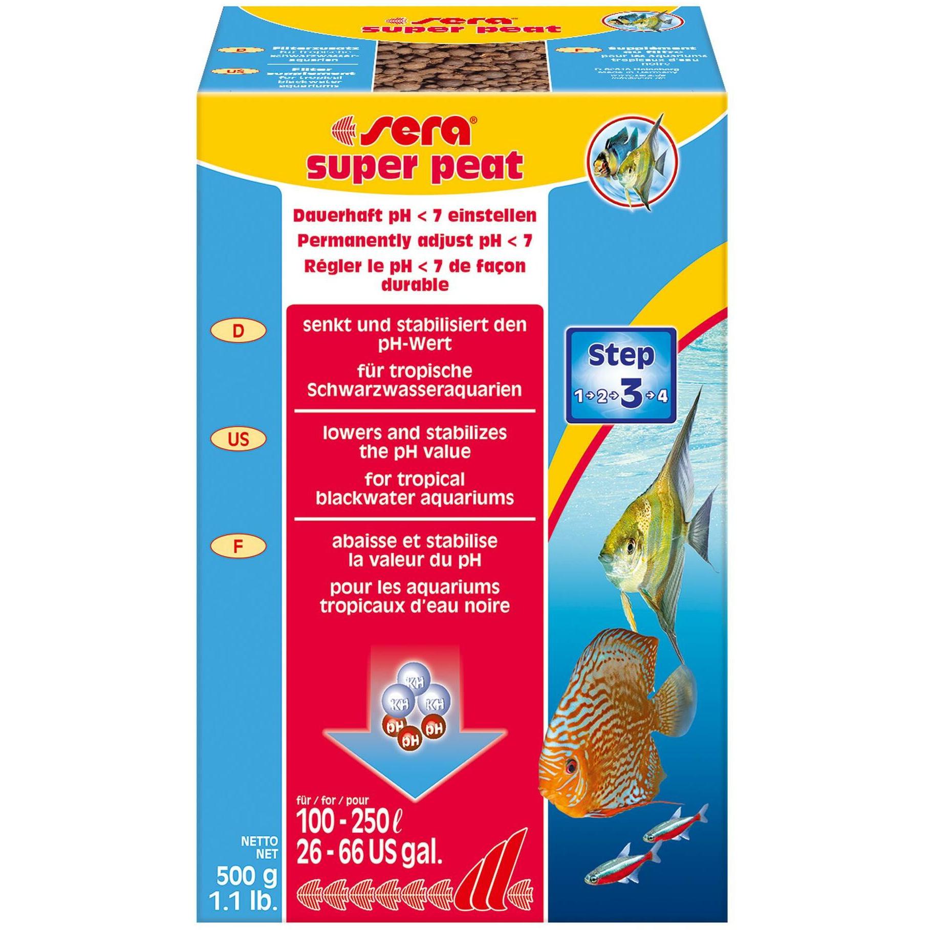 Sera Schwarztorfgranulat (250 l, Süsswasser), Aquarium Filter
