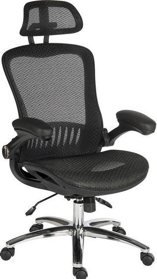 Actual product image RS PRO Executive chair on wheels black, height-adjustable 45 56cm (45 - 56 cm)